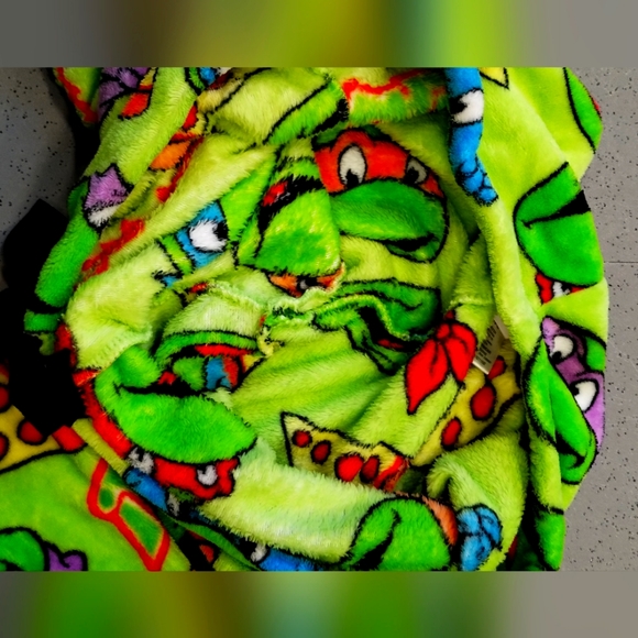 +Nickelodeon Teenage Mutant Ninja Turtles Pizza  Pajama Pants Women's XL (16-18) - Picture 4 of 6